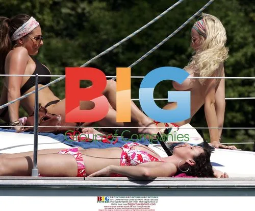 Michelle Marsh and Lucy Pinder in the Caribbean