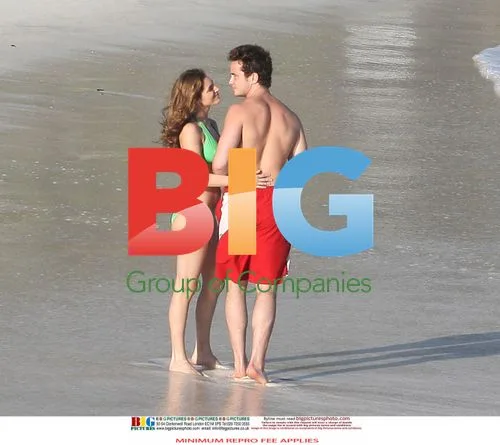 Kelly Brook and Danny Cipriani at Caribbean Beach