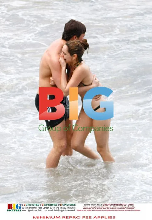 Kelly Brook and Danny Cipriani Beach Retreat