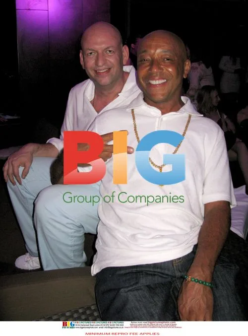 David Rosenberg and Russell Simmons at Party