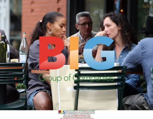 Joy Bryant Has Lunch in Soho