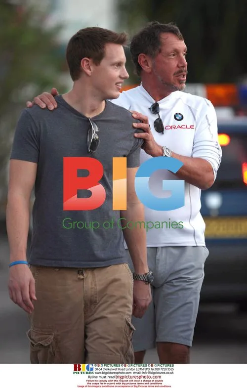 Larry Ellison on vacation with son in Caribbean