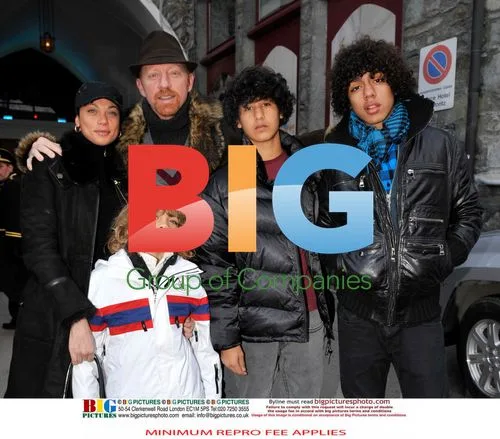 Boris Becker and family in St. Moritz