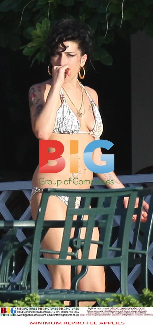 Amy Winehouse on Caribbean Beach