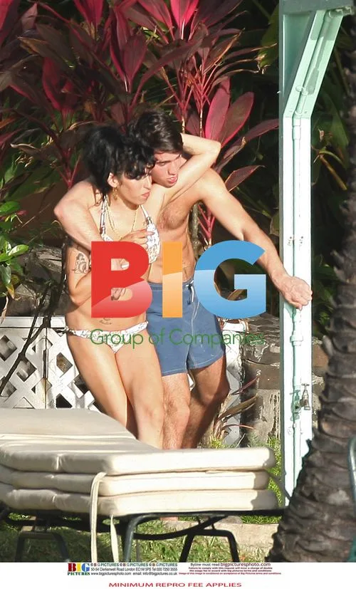 Amy Winehouse on Caribbean Beach