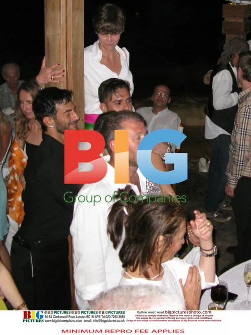 Marc Jacobs and Roman Abramovich at Gagosian beach party