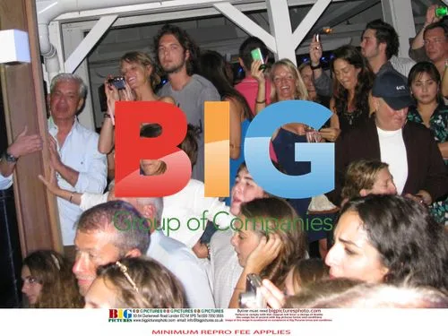 Abramovich and Perelman at Gagosian Beach Party