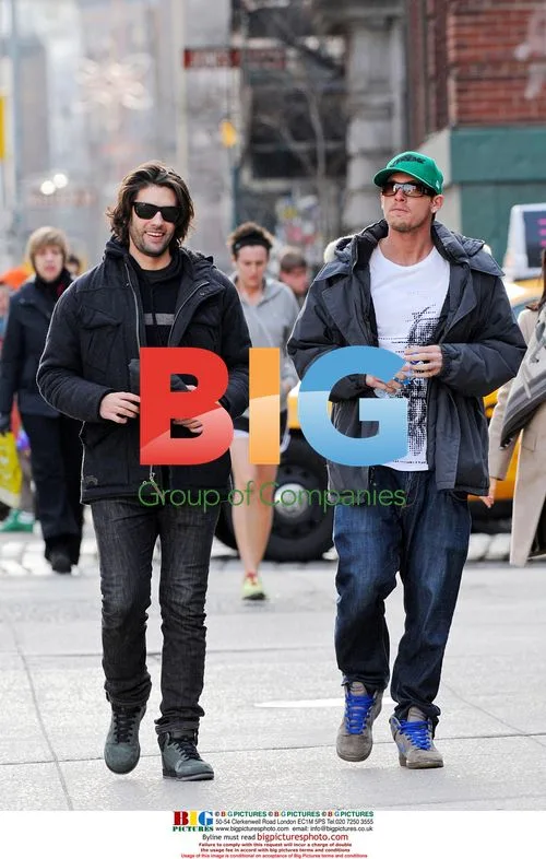 Jay Lyon and Adam Senn from "The City" shopping