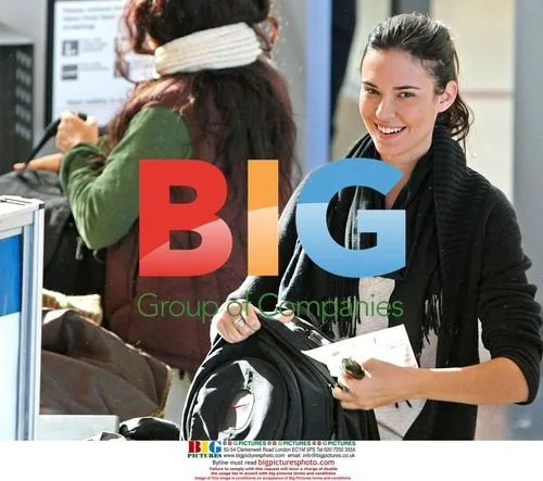 Odette Yustman at LAX Airport