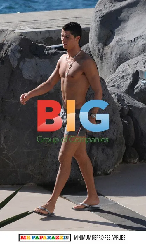 Cristiano Ronaldo on holiday in Madeira