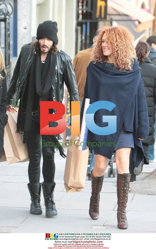 Russell Brand shopping with Sydney Jo Jackson