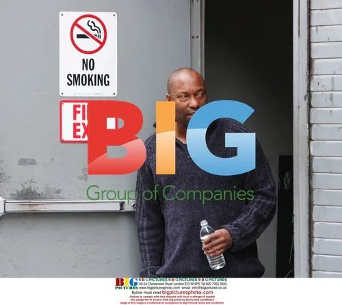 John Singleton outside Tribeca studio