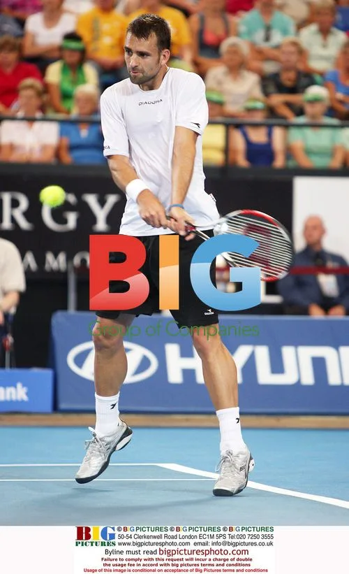 Nicolas Kiefer at Hyundai Hopman Cup