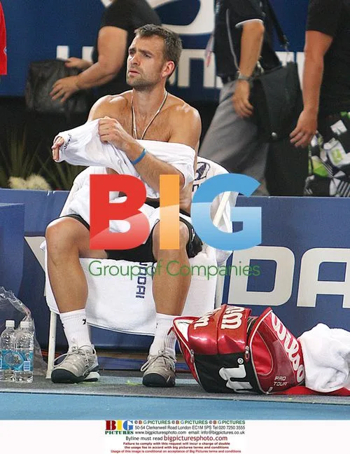 Nicolas Kiefer at Hyundai Hopman Cup in Perth