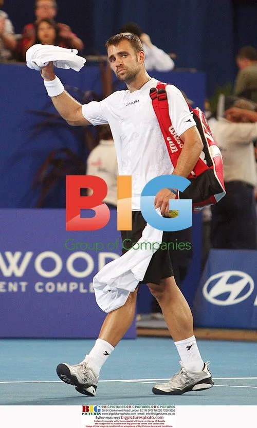 Nicolas Kiefer at Hyundai Hopman Cup