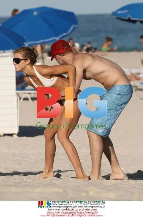 AnnaLynne McCord and Kellen Lutz Frolic on Miami Beach