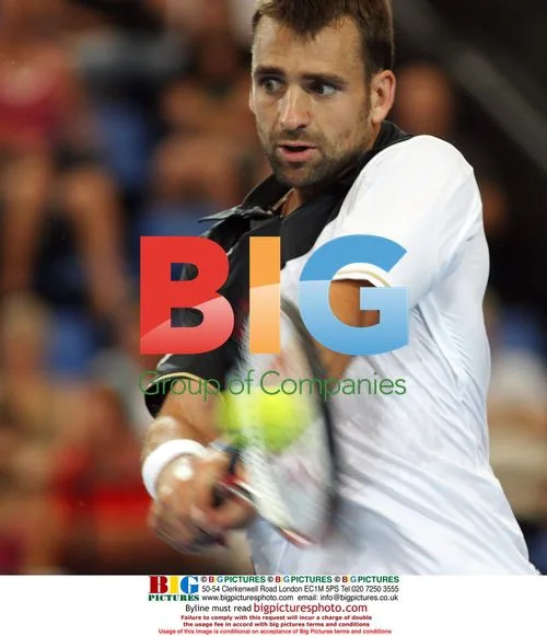 Nicolas Kiefer plays for Germany in Hopman Cup