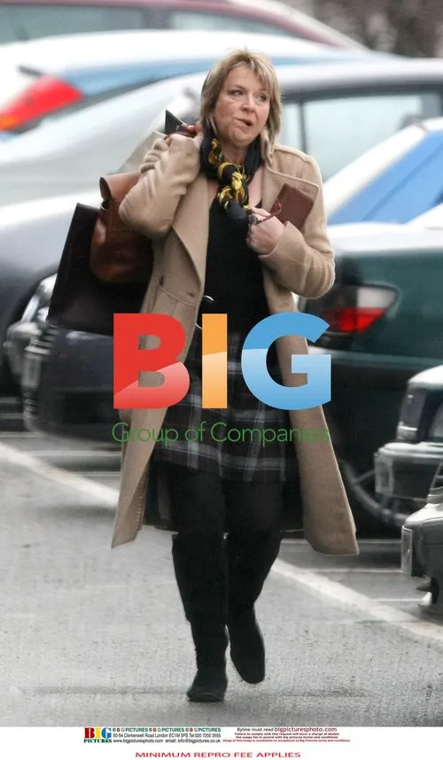 Fern Britton at Railway Station