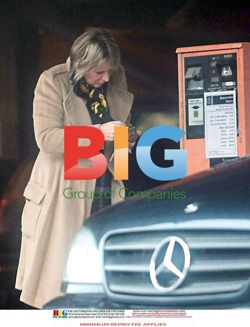 Fern Britton Catches Train