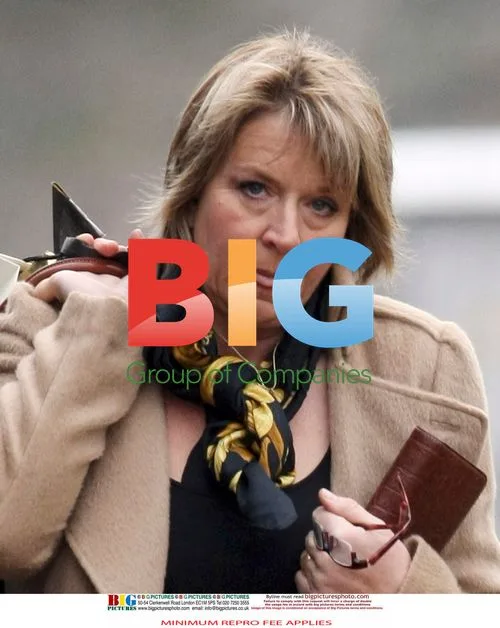 Fern Britton Catches Train to London