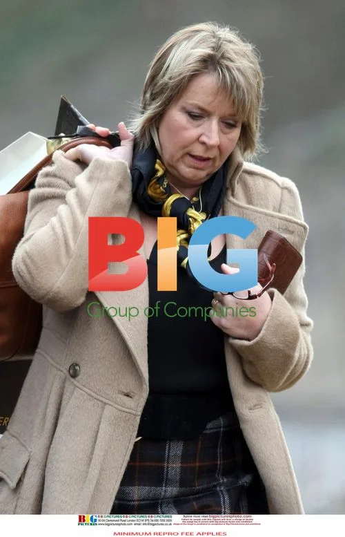 Fern Britton Catches Train to London