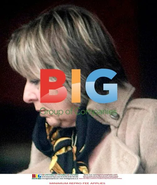 TV Presenter Fern Britton Catches Train