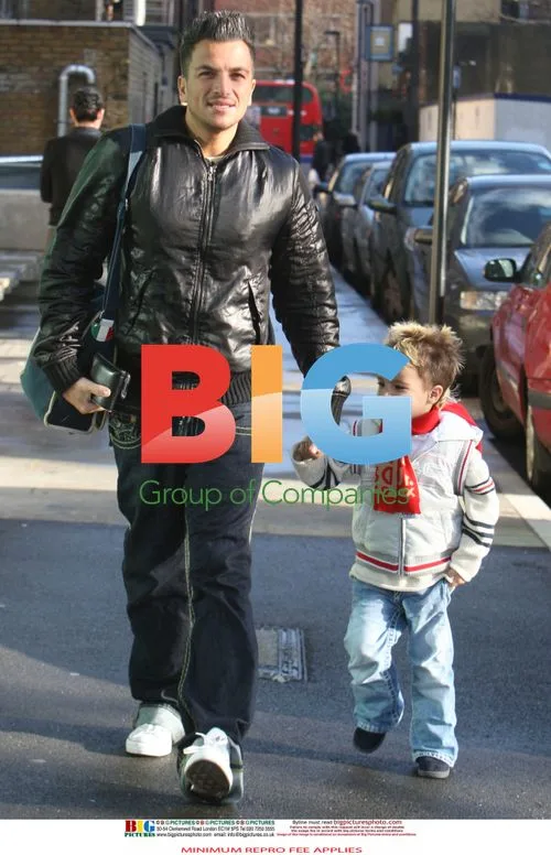 Katie Price and Peter Andre take son to eye clinic