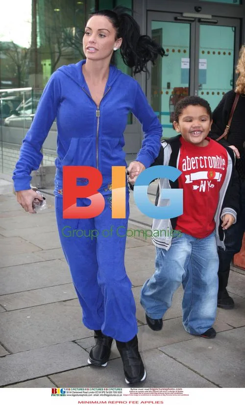 Katie Price and Peter Andre with son Harvey