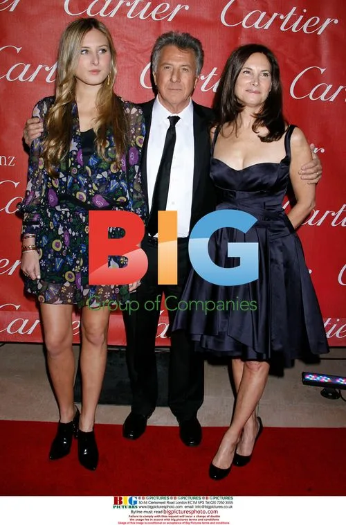 Dustin Hoffman with Daughter and Wife