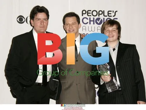 Charlie Sheen, Jon Cryer and Angus T. Jones at People's Choice Awards