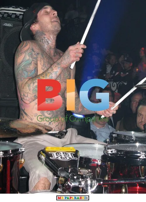 DJ AM and Travis Barker Perform at LAX Nightclub
