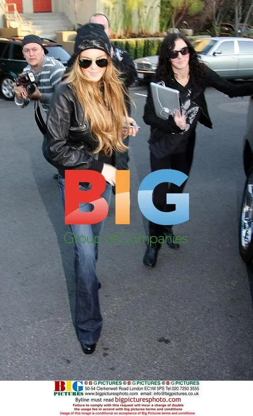 Lindsay Lohan Arrives Home with Alli Sims
