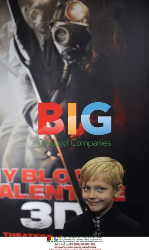 Andrew Larson at "My Bloody Valentine 3D" screening