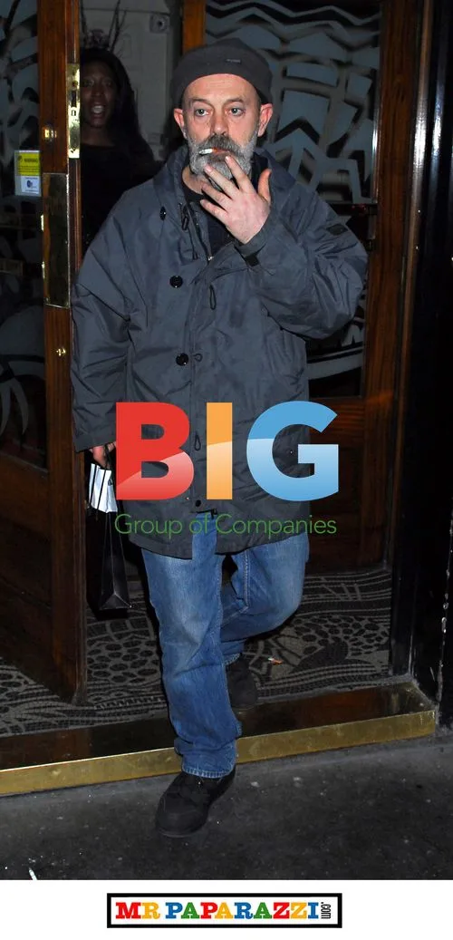 Russell Brand and friends at Groucho Club