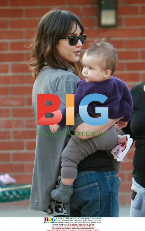 Jessica Alba with daughter in Beverly Hills