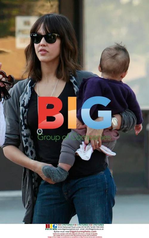 Jessica Alba with daughter Honor