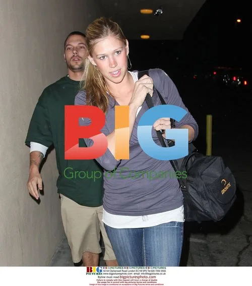 Kevin Federline with girlfriend at bowling alley