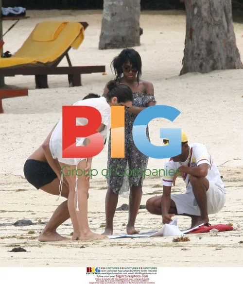 Alexandra Burke on holiday in Mauritius