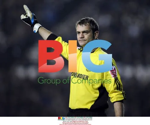 Roy Carroll at Derby County vs Manchester United
