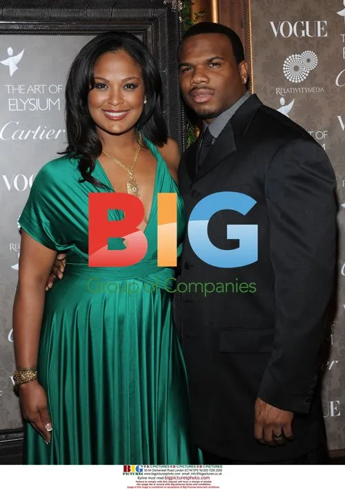 Laila Ali and Curtis Conway at Charity Gala