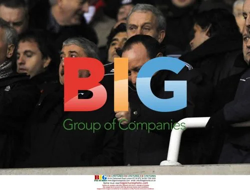 Rafa Benitez and Diego Maradona at Stoke City vs Liverpool match