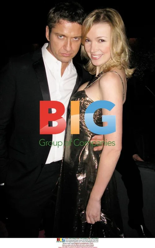 Gerard Butler and Hilary Rowland at InStyle Golden Globe After Party