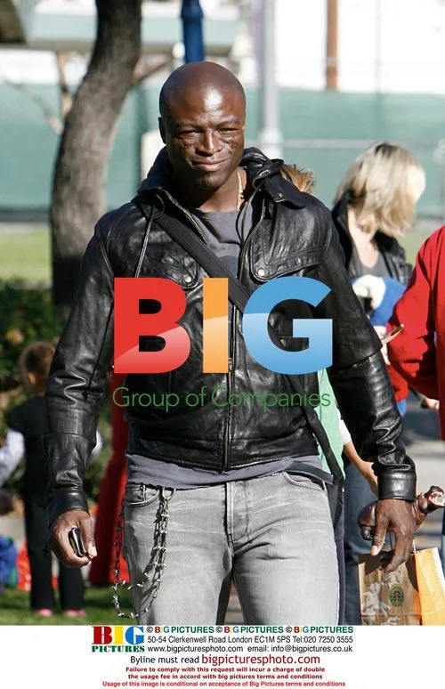 Heidi Klum and Seal in the Park