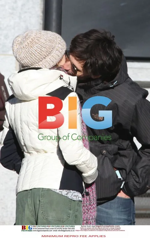 Kylie Minogue and Andres Velencoso at Alpes Ski Resort