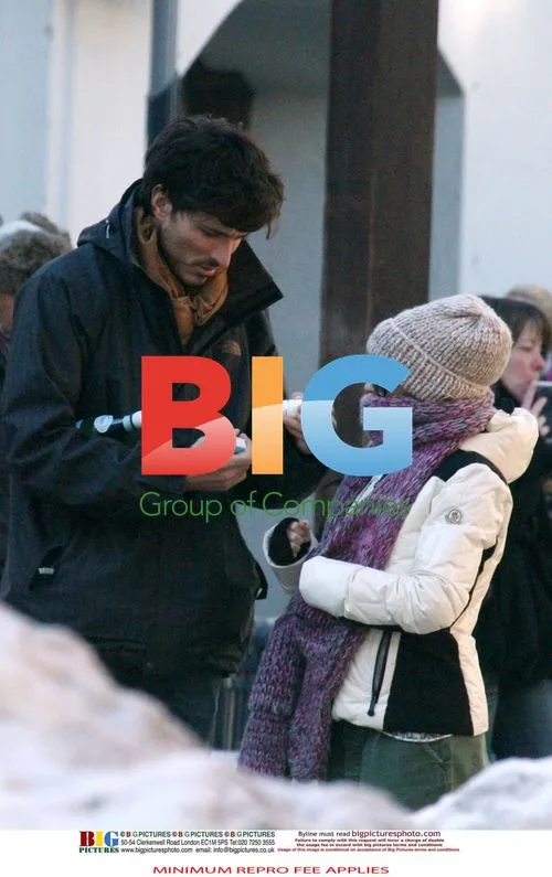 Kylie Minogue and Andres Velencoso in Alpes Ski Resort