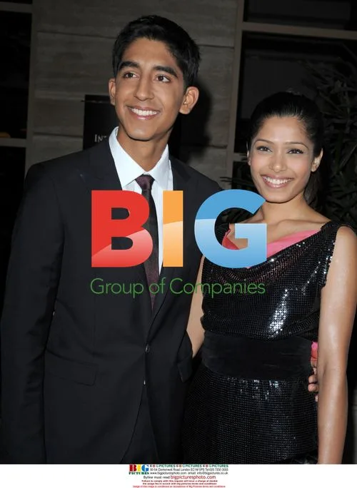 Freida Pinto and Dev Patel at LAFCA Awards
