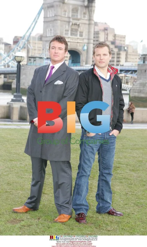 Shane Ritchie and Les Shrapnel as "Minder" cast