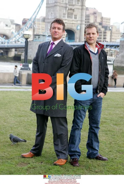 Shane Ritchie and Les Shrapnel as "Minder" cast