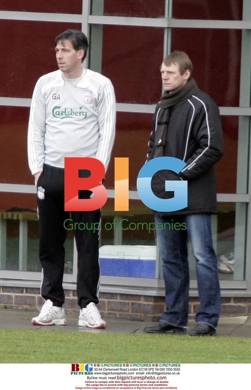 Stuart Pearce and Gary Ablett visit Liverpool FC