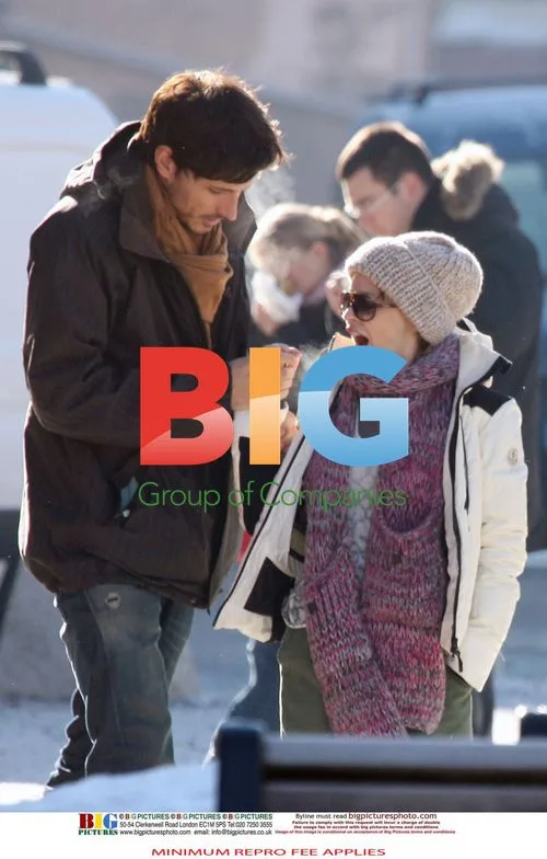 Kylie Minogue and Andres Velencoso in the French Alps